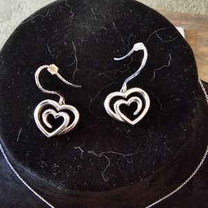 Zales heart jewelry set